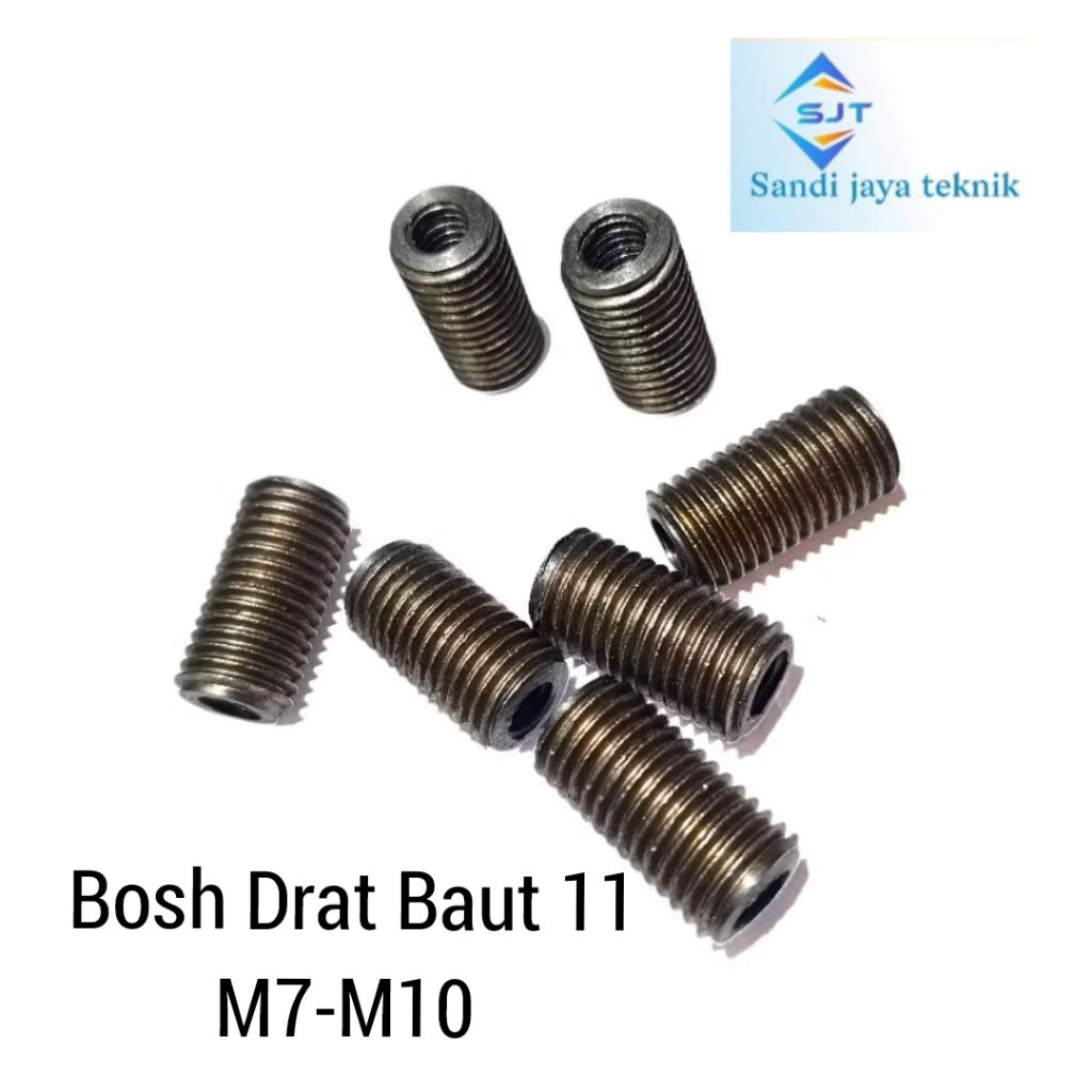 1Pcs sok drat baut 11 m7xm10 Shok drat luar baut 14 dalam baut 11 untuk perbaikan drat yang rusak, a