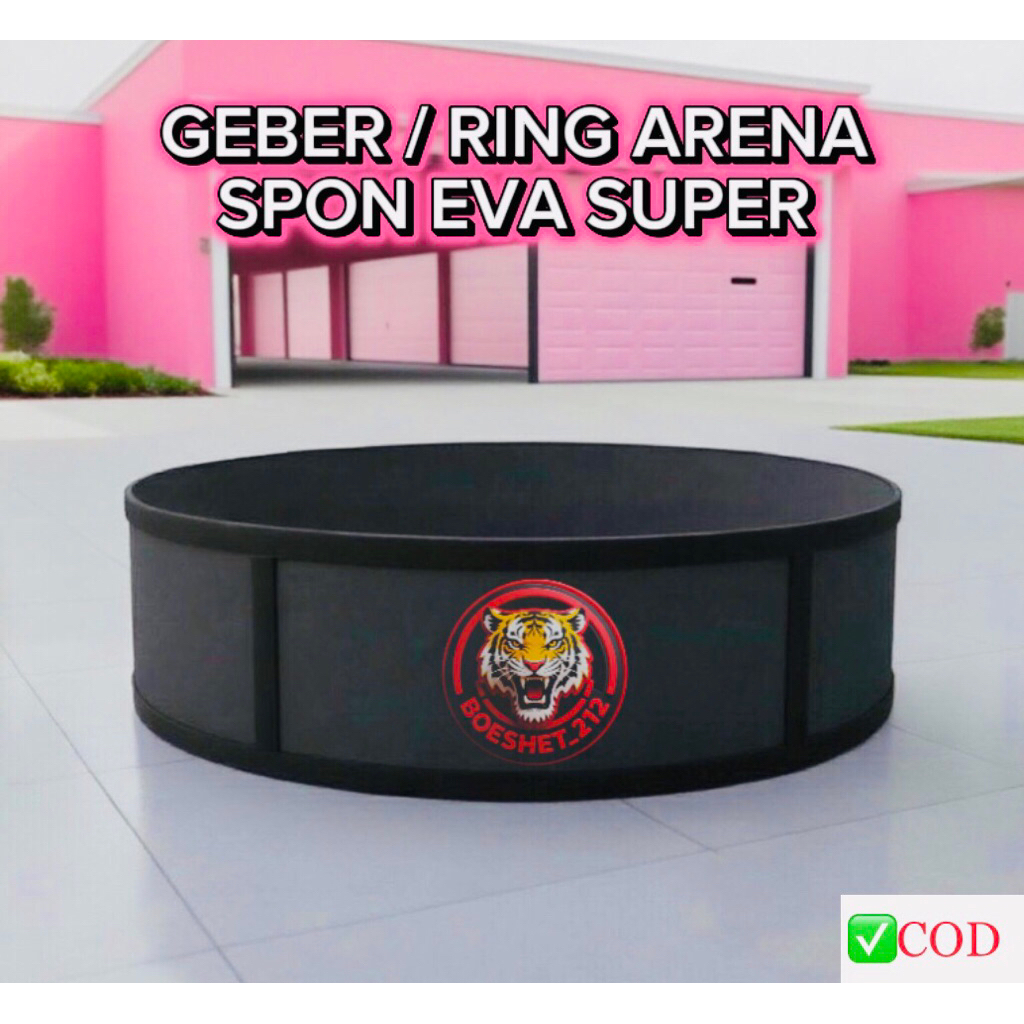 Geber / Ring Ayam kalang ayam aduan bahan karet spon Eva Super premium diameter lingkaran 3 meter