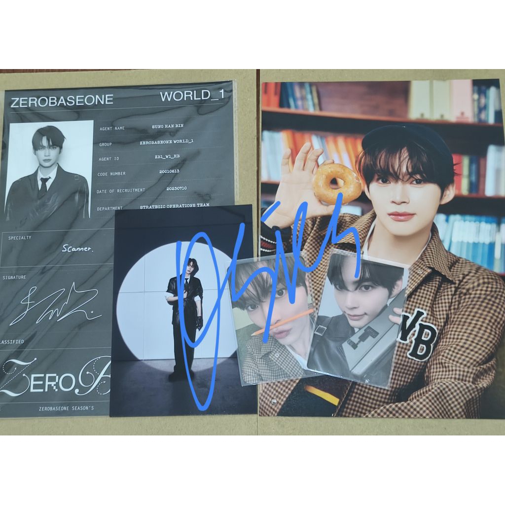 Zerobaseone Photocard Season Greetings 2026 Sung Hanbin