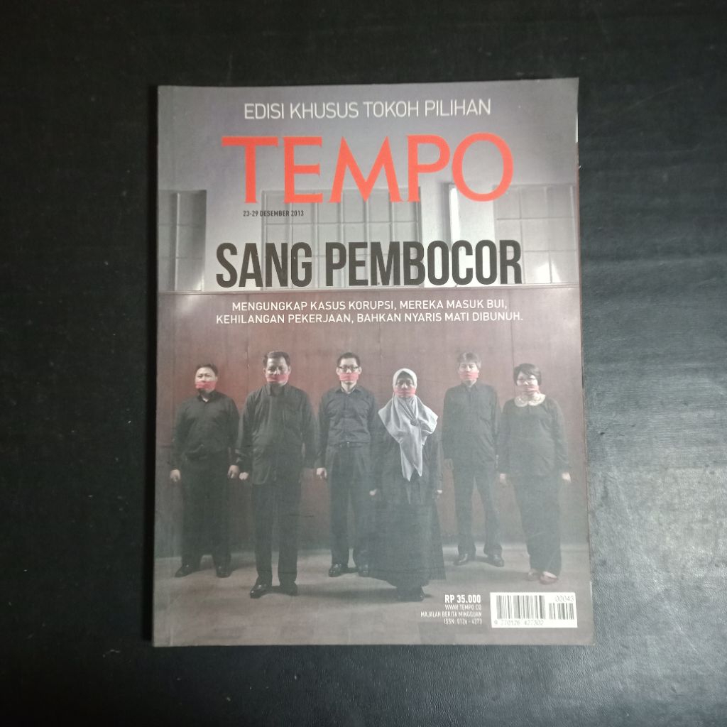 Majalah Tempo Edisi Khusus Tokoh Pilihan 23-29 Desember 2013: Sang Pembocor