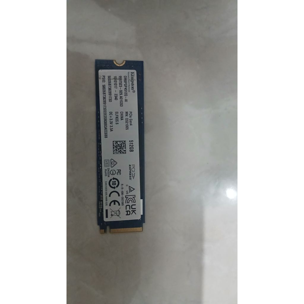 Kingston SSD NVME M.2 Gen4 512GB