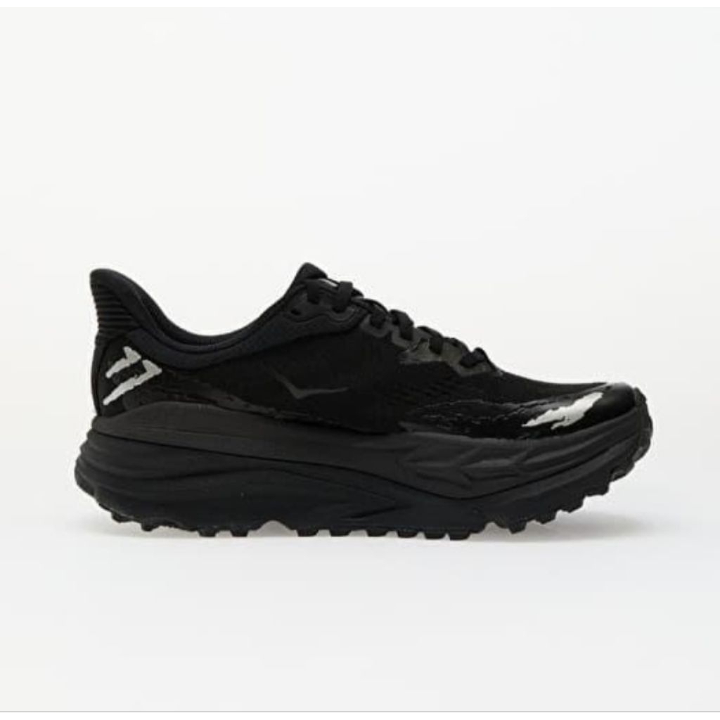 Sepatu Lari Hoka One One Stinson 7 Black / Trail Running