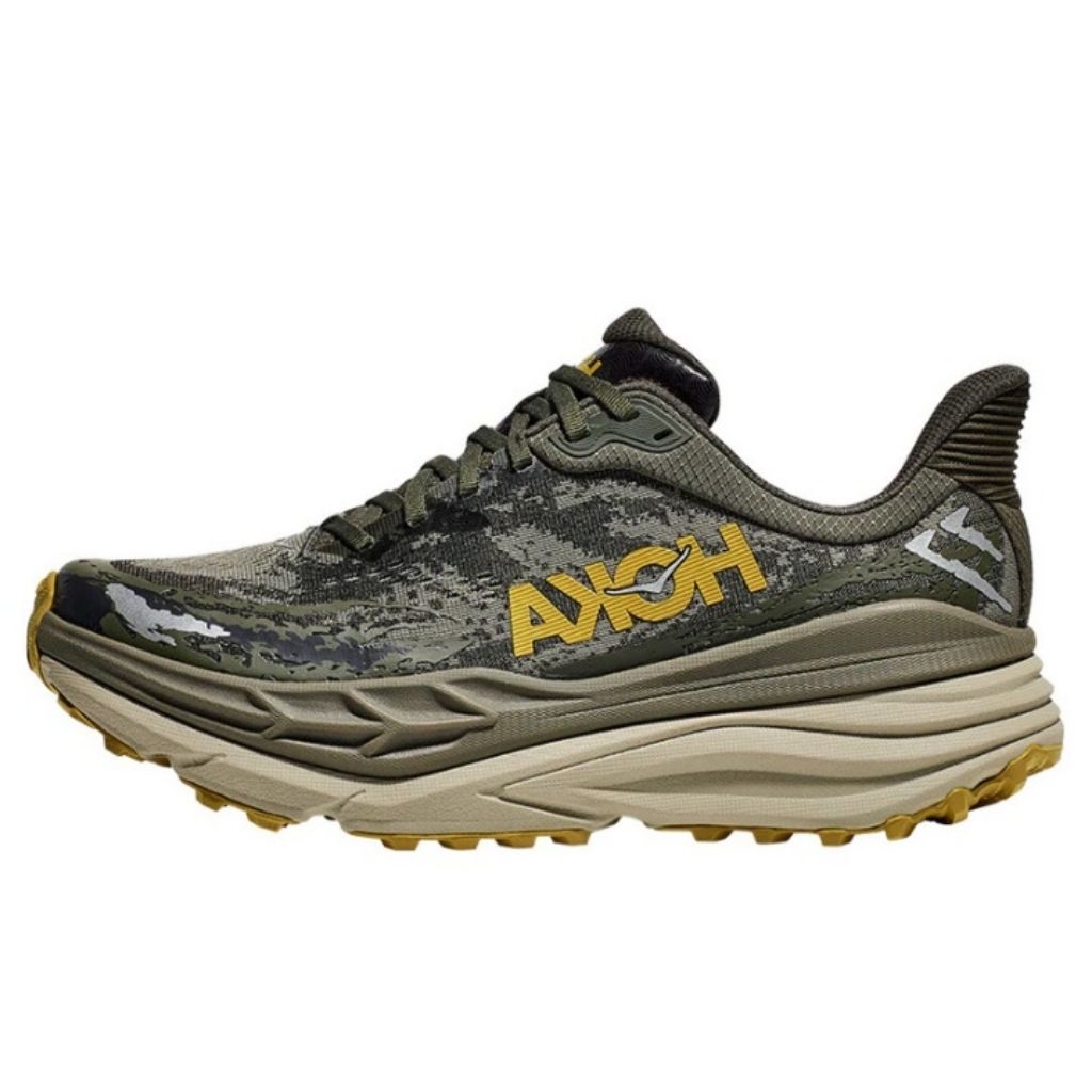 Sepatu Lari Hoka One One Stinson 7 Olive Haze / Trail Running