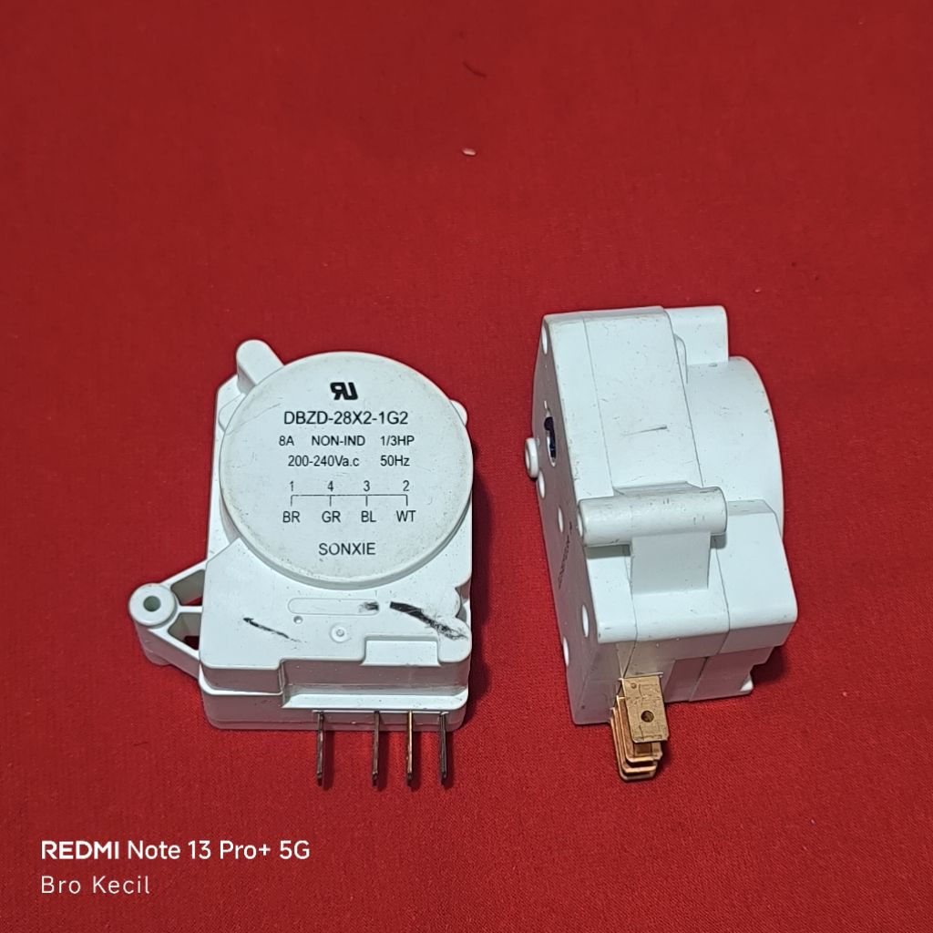 Timer defros kulkas Aqua 2 pintu original