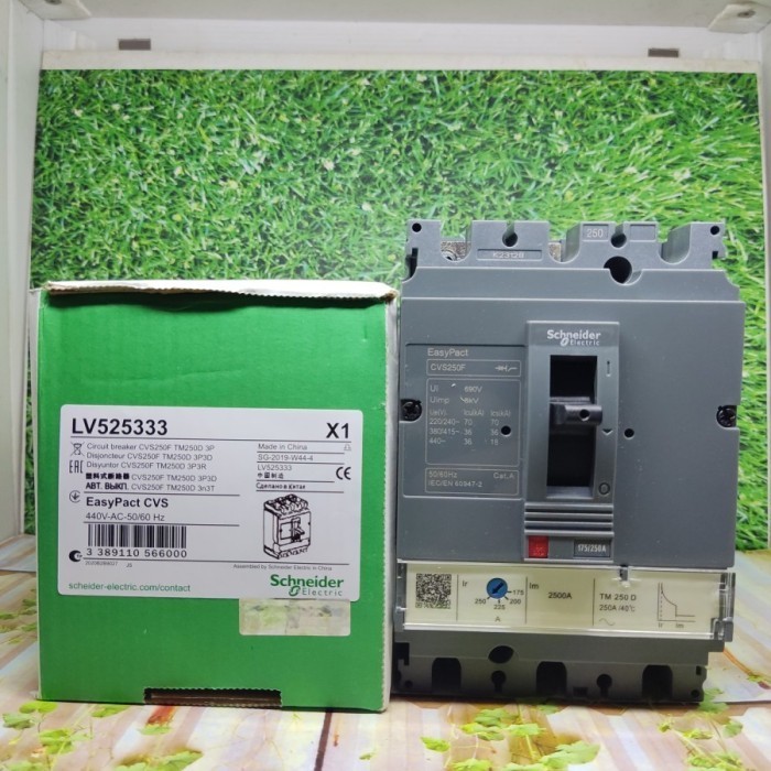 MCCB Breaker CVS250F 3P 250A TM250D 3Pole CVS250F 3Phase 250 A 3 PHASE 3 POLE