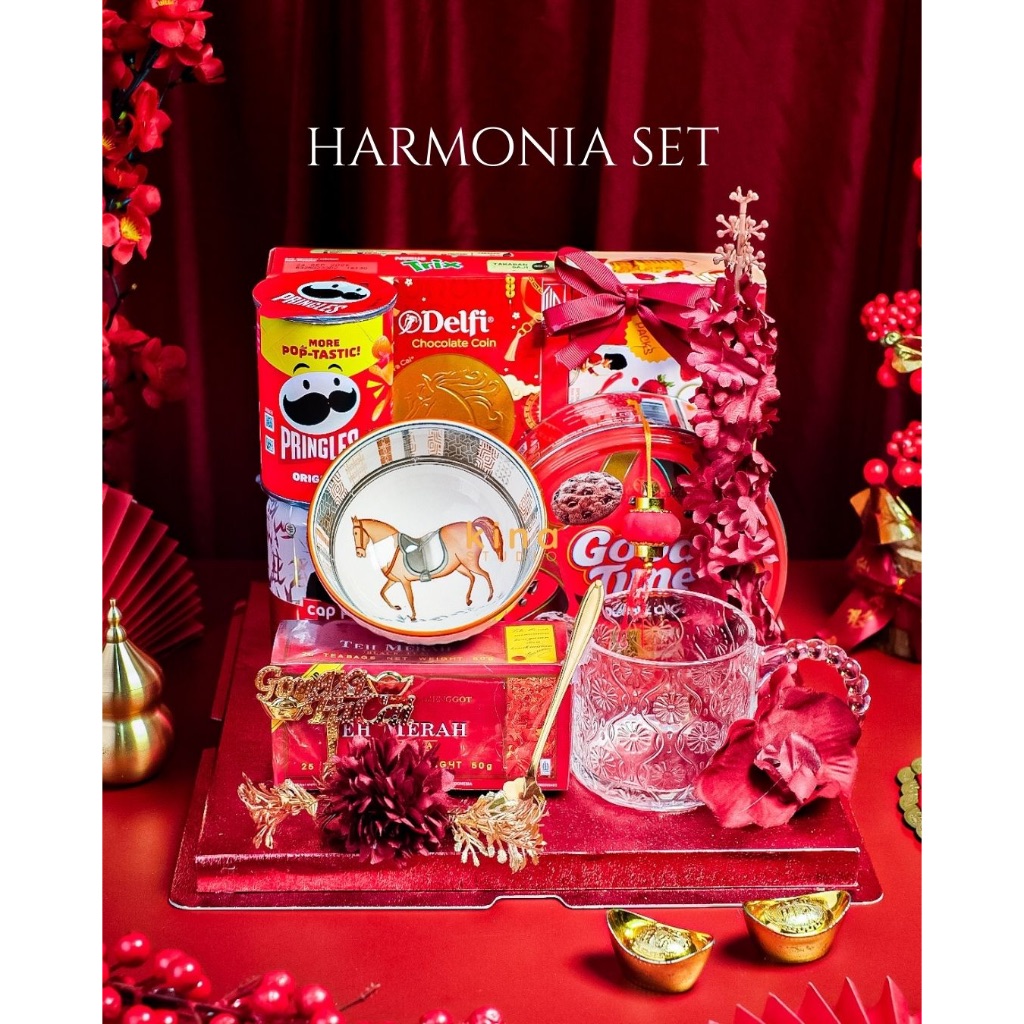 HARMONIA- Hampers Snack Imlek, Hampers Imlek Premium, Hampers CNY Murah, Hampers Imlek