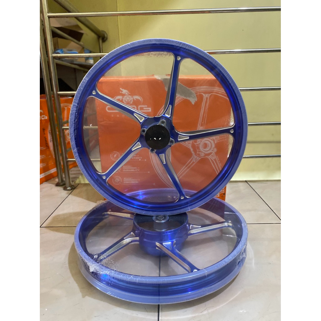 VELG VELAG CMG MG511 / AK55 RING 17 160/160 BIRU JUPITER BURHAN FORCE JUPITER MX VEGA ZR JUPITER Z1 