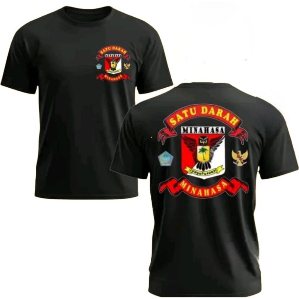 Kaos T-shirt SATU DARAH MINAHASA Kaos Distro Unisex