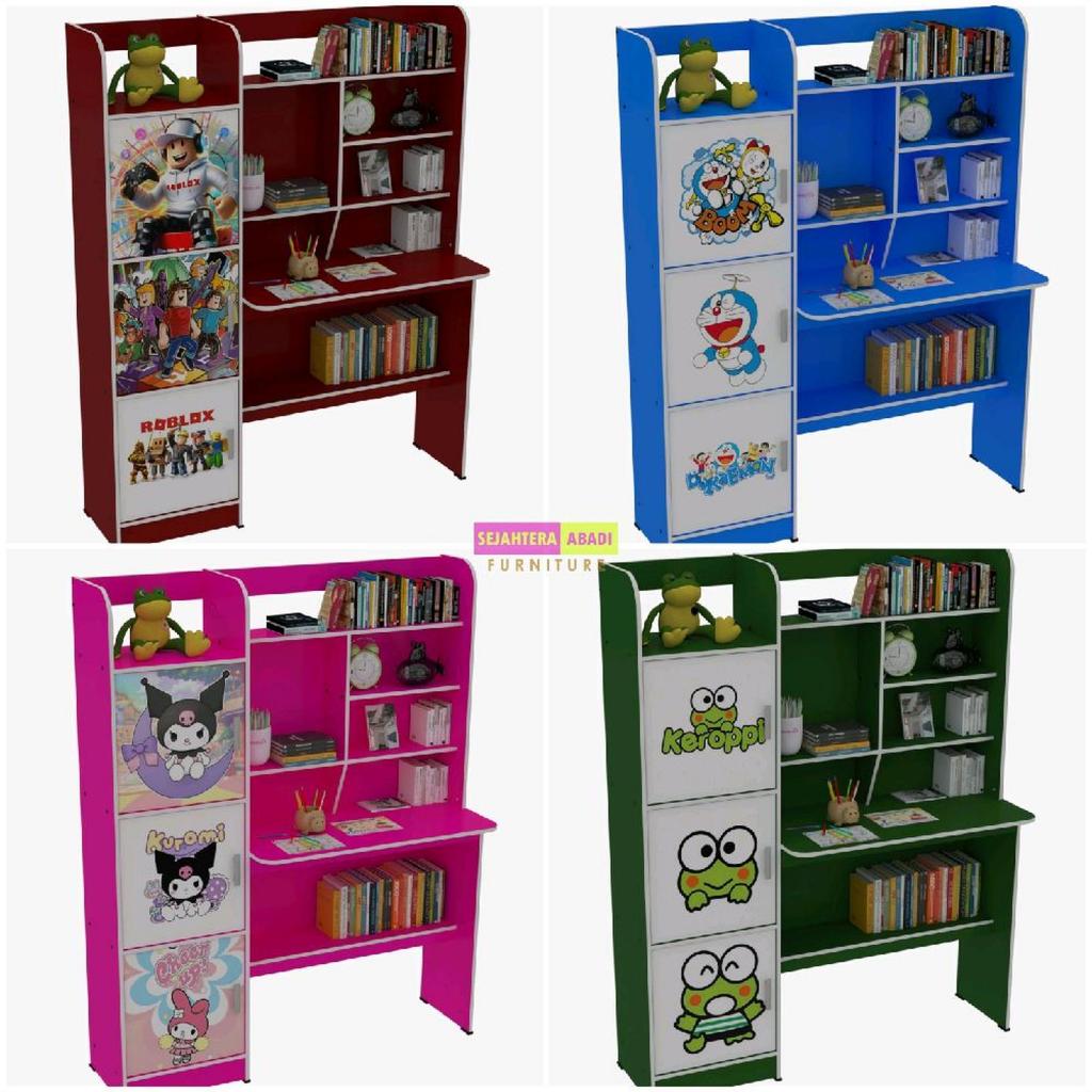 meja belajar karakter meja belajar kartun meja belajar anak BStylish meja keropi meja doraemon meja 