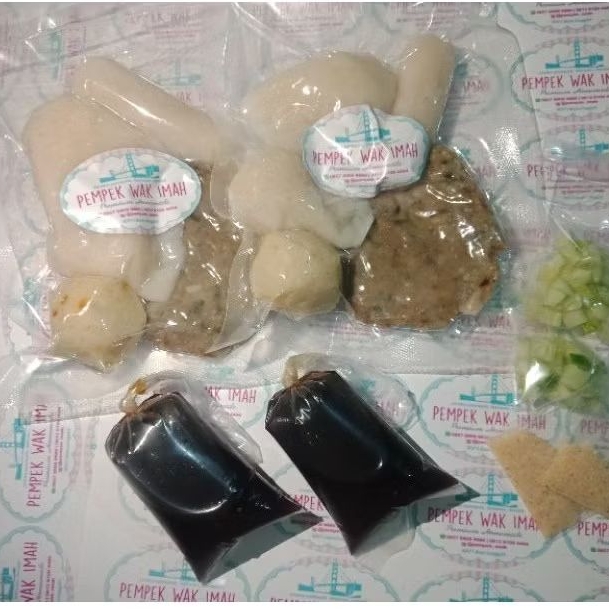 PEMPEK PALEMBANG / PEMPEK PAKET II ISI 5PCS / PEMPEK IKAN TENGGIRI ASLI PALEMBANG / PEMPEK PALEMBANG