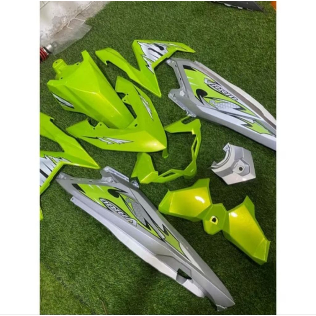 Full body halus honda vario 125 & 150 LED OLD warna costum lime greend mix silver metalic