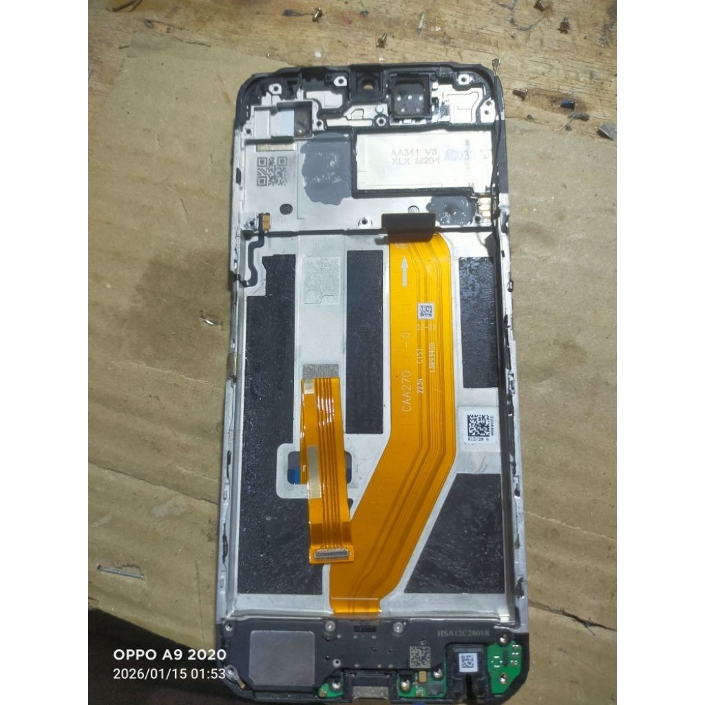 FRAME TATAKAN LCD OPPO A57 OPPO A77S ORIGINAL COPOTAN