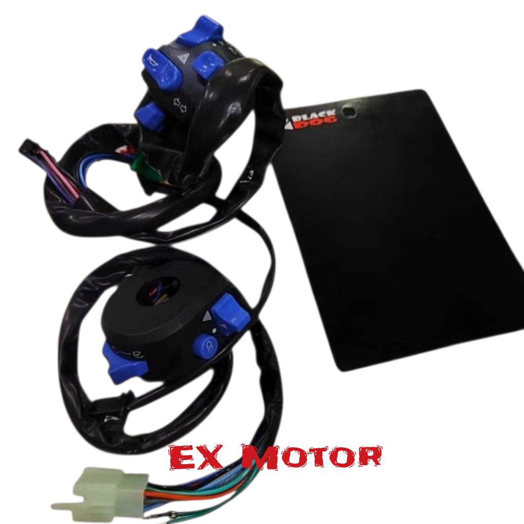 Saklar Set Kiri Kanan Piw Piw On Off Stater Model Vixion Ktc Model Vietnam Biru Universal Custom Vix