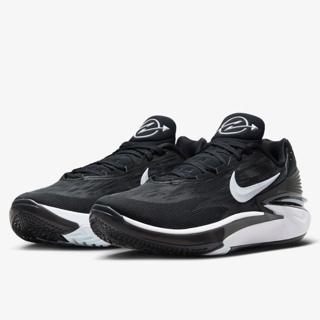 Sepatu basket terbaru pria nk zoom GT cut 2 black white