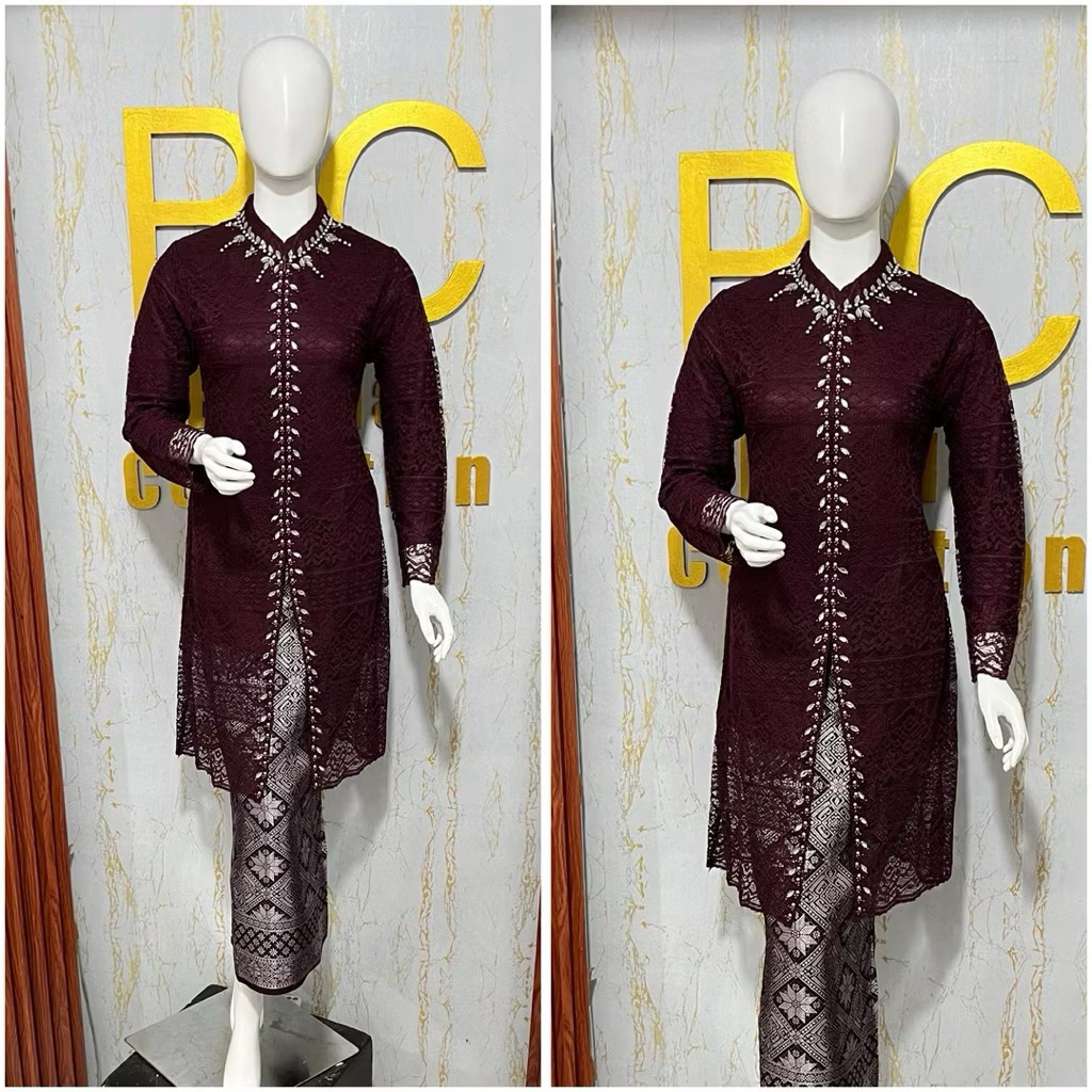 kebaya modern model tile sanghai mewah elegan / kebaya busui / kebaya wisuda / lamaran / dll