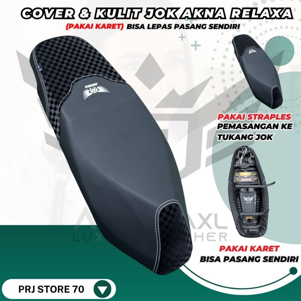 Cover Jok Motor Akna Relaxa / Sarung Jok Motor Akna Kulit Jok Motor Akna Relaxa