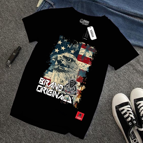 FIDHELSTORE Tshirt Putih Original Pria Wanita Logo KEREN - Kain Katun / Baju Kaos Ariel Noah terbaru