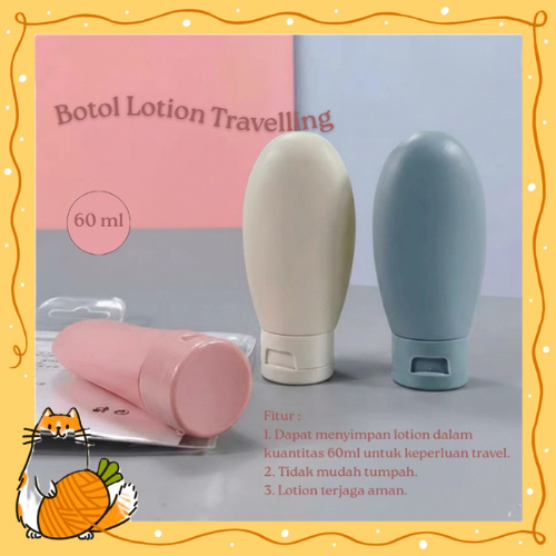 Botol Shampoo Lotion Travelling / Tempat Sabun Cair 60 ML