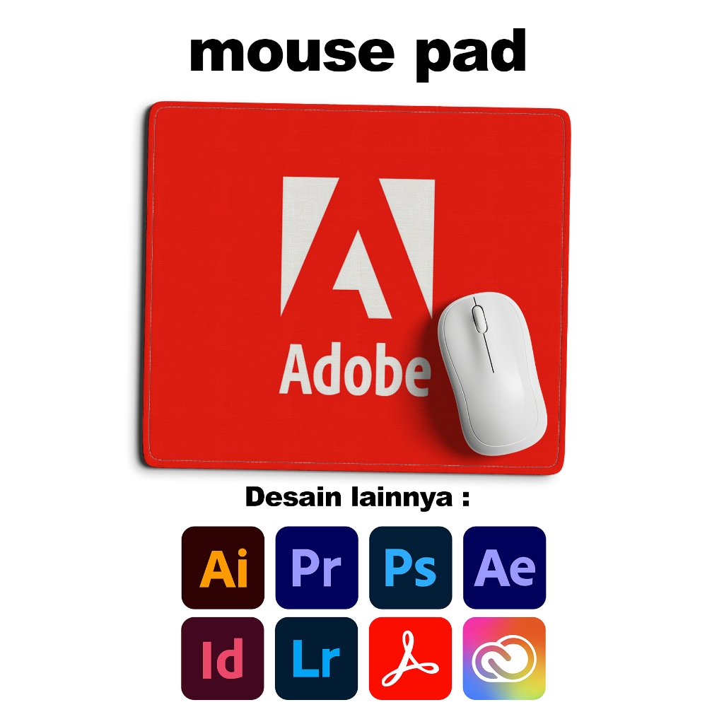 Mouse Pad LOGO - Gaming Desk Mat Taplak Alas Meja V1
