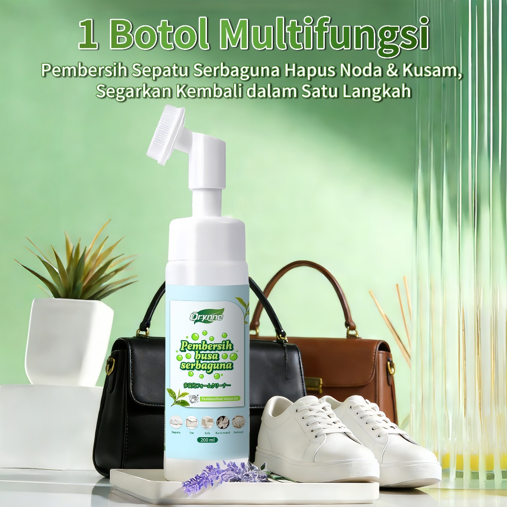 Orynne Pembersih Pembersih kering Pembersih pemoles Penghilangan noda Pembersih sepatu Pembersih per