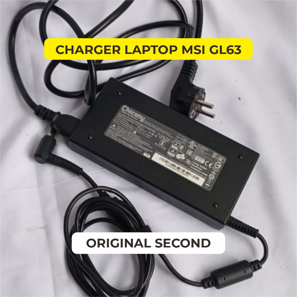 Copotan Original Charger Adaptor Laptop MSI GL63 GL63 8RC GL63 8RD GL63 8RE 19.5V 7.7A 150W - Chicon