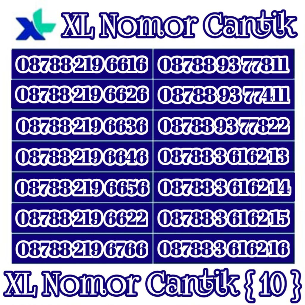 promo perdana XL nomor cantik 11angka(Cek Deskripsi)