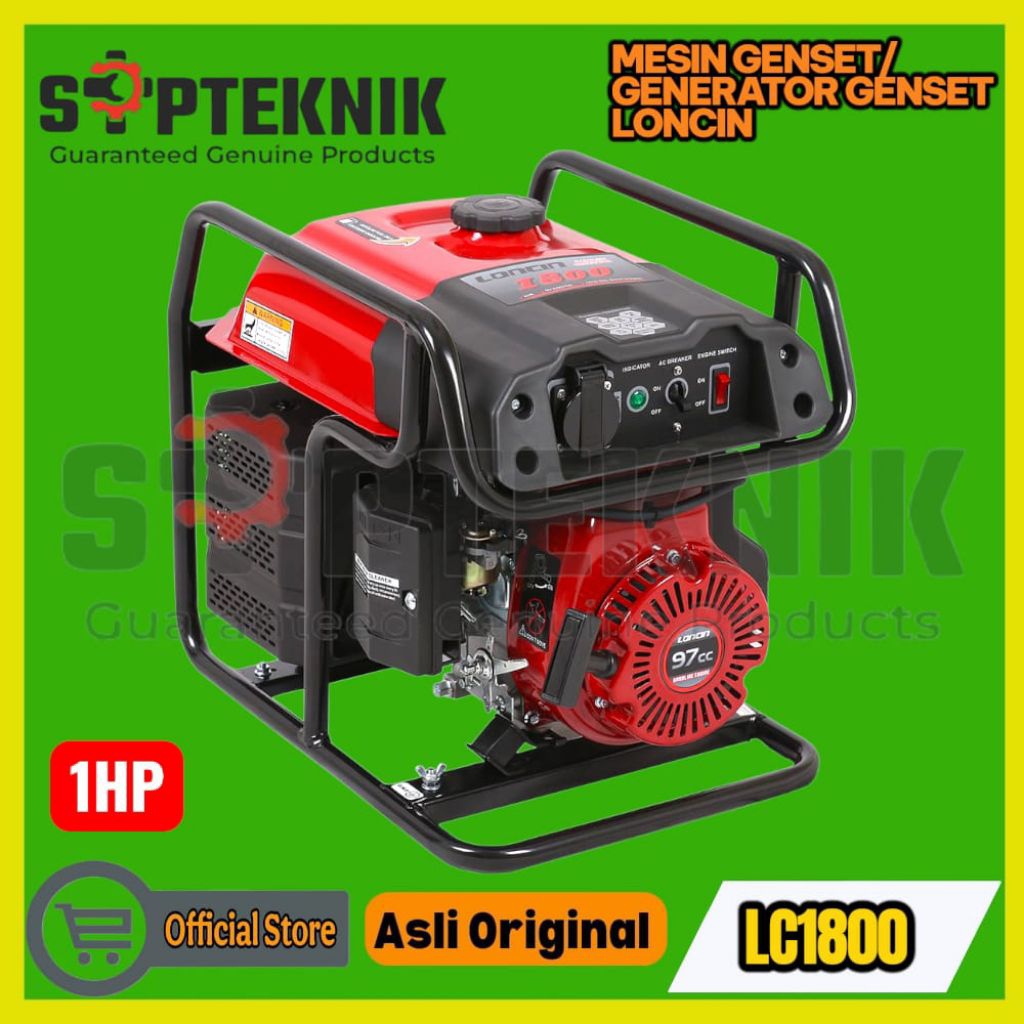 GENSET/GENERATOR SET BENSIN LC1800 LONCIN