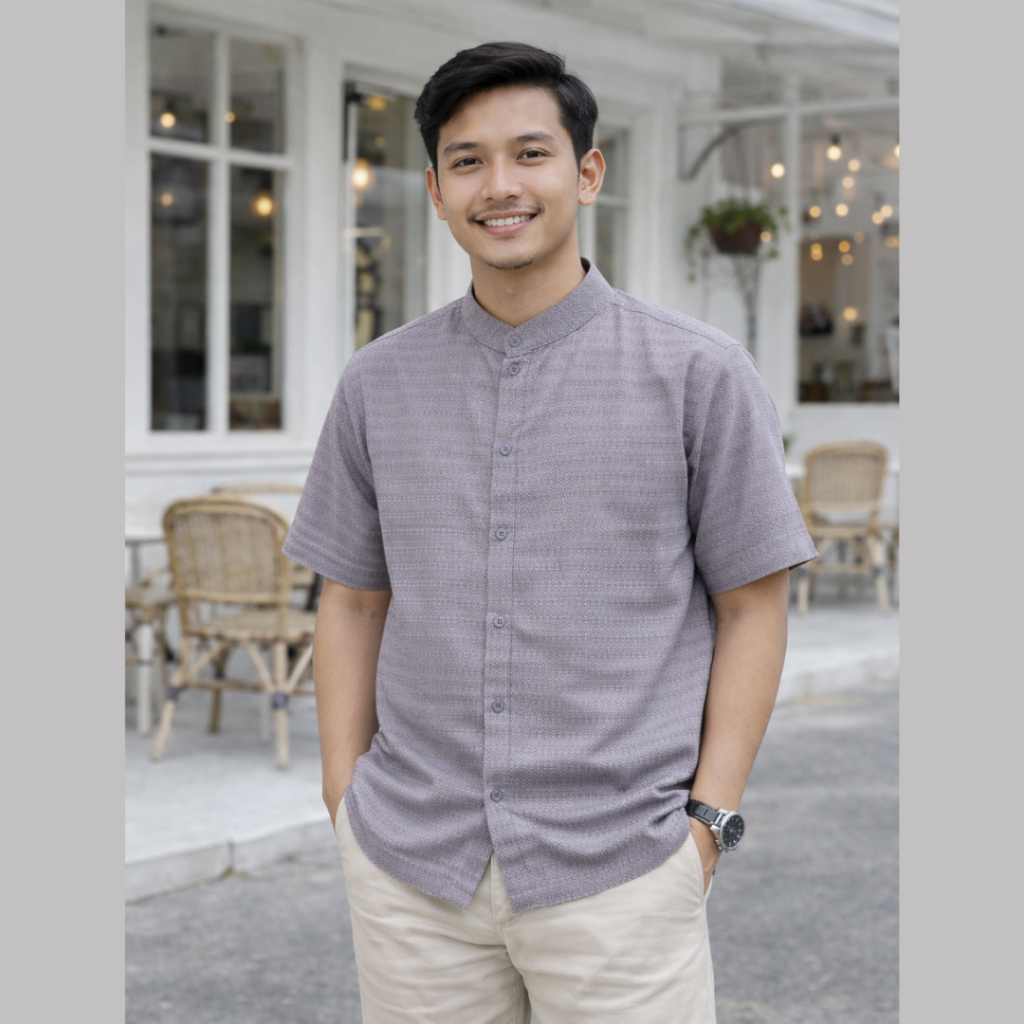 Amora Man viscouse jaguard By Tunicis