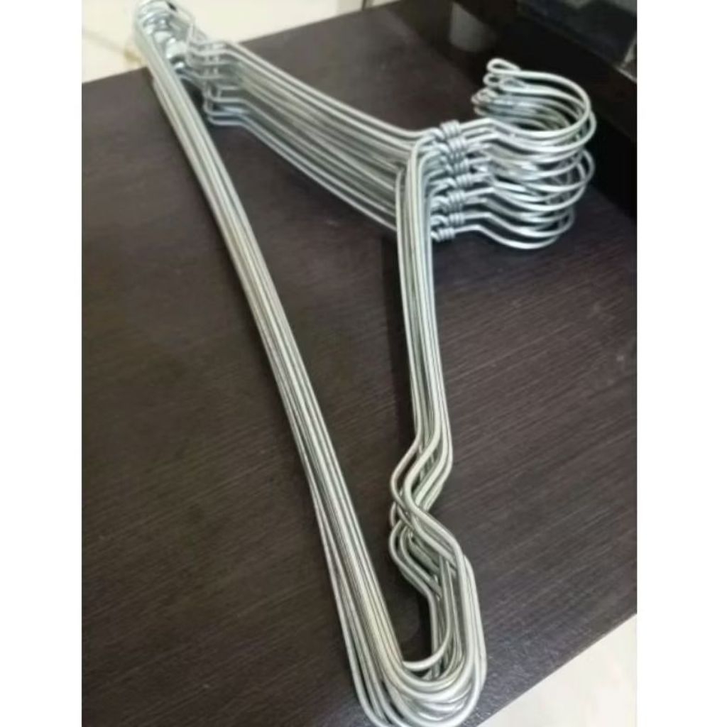 HANGER JUMBO DEWASA TEBAL 3MM PANJANG 40CM KUAT TAHAN KARAT