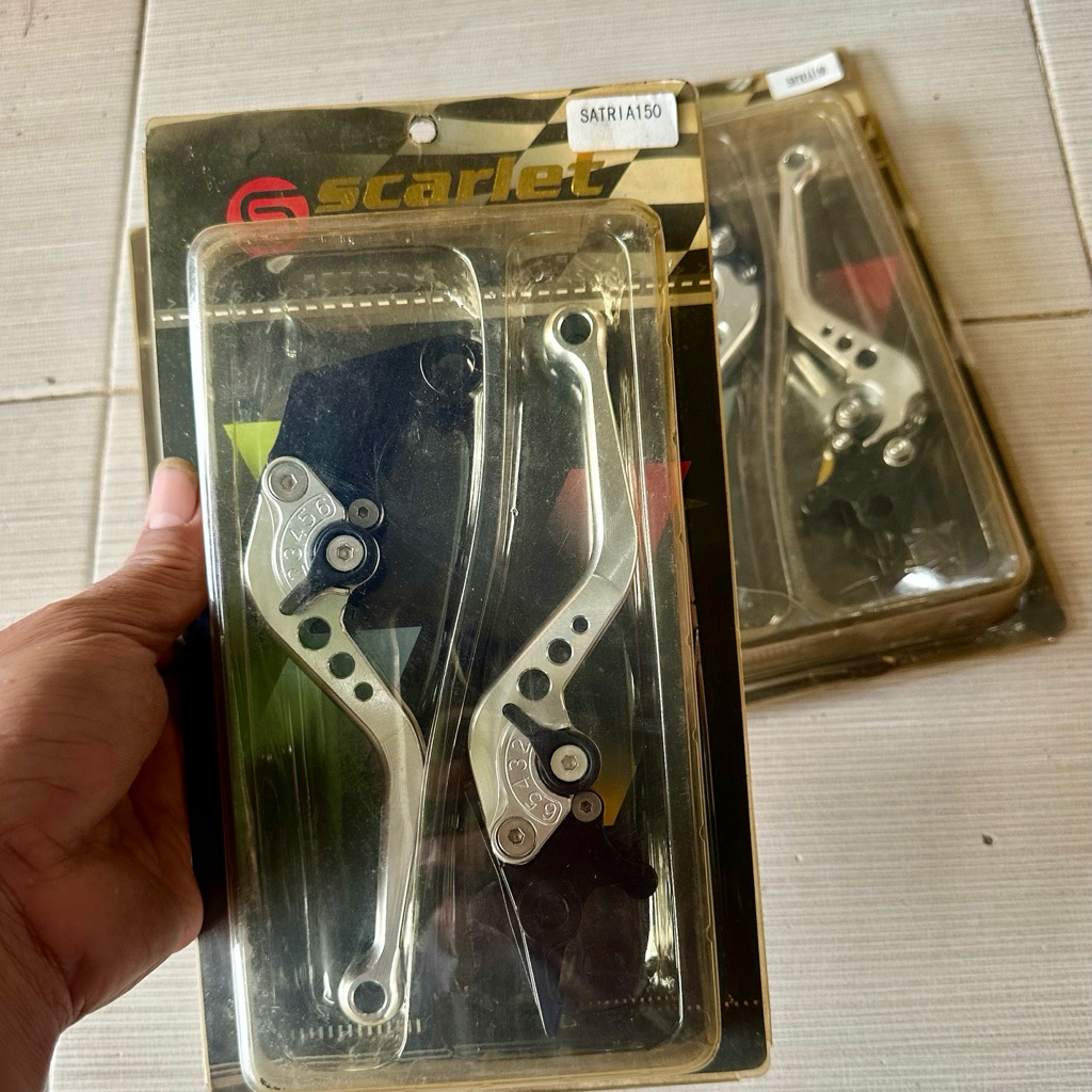 Handel Handle Variasi CNC Satria Fu 150 Scarlet