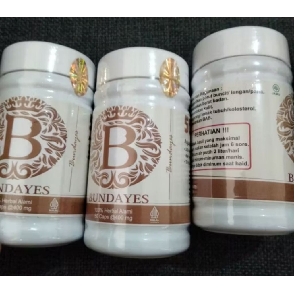 PAKET 2 BOTOL Bundayes BundaSlim Beauty Herbal Detoksifikasi & Mencerahkan Kulit