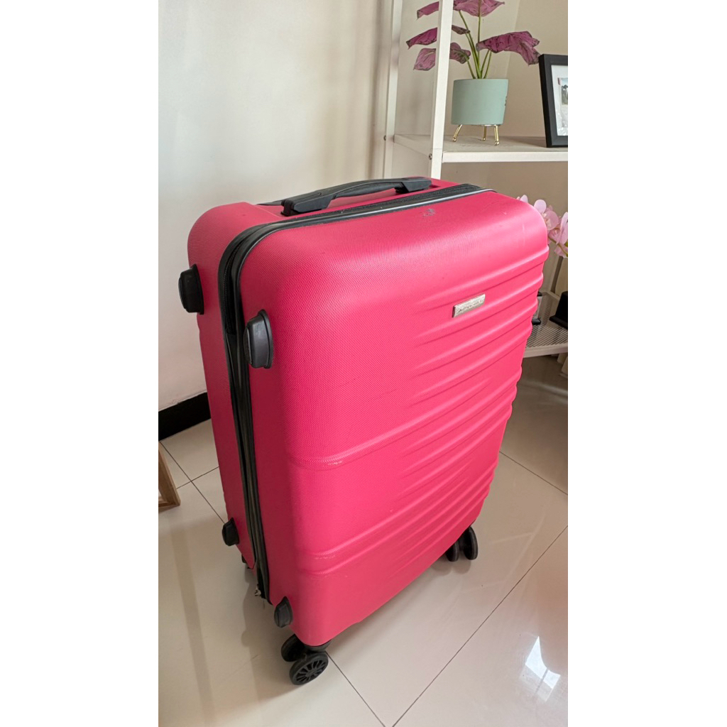 Koper Polo Classic Luggage 24inch Pink Magenta