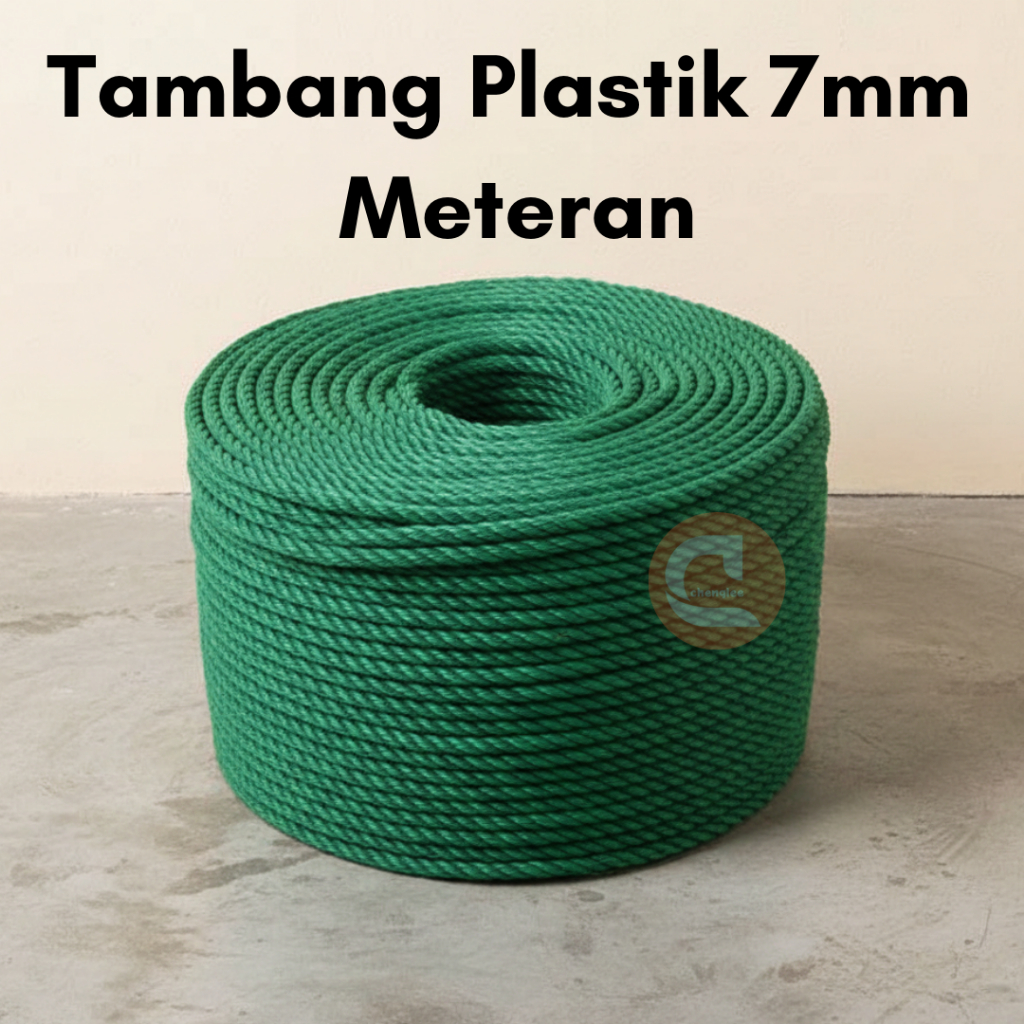 Tambang Plastik 7mm Eceran | Tali Gantung Mesin Sibel Kuat & Awet