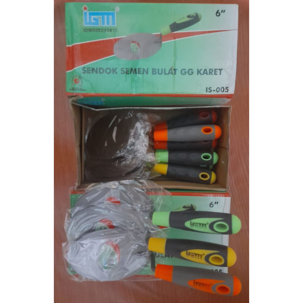 Sendok Tembok Semen IGM Bulat 6" Sekop Skop Sendok semen