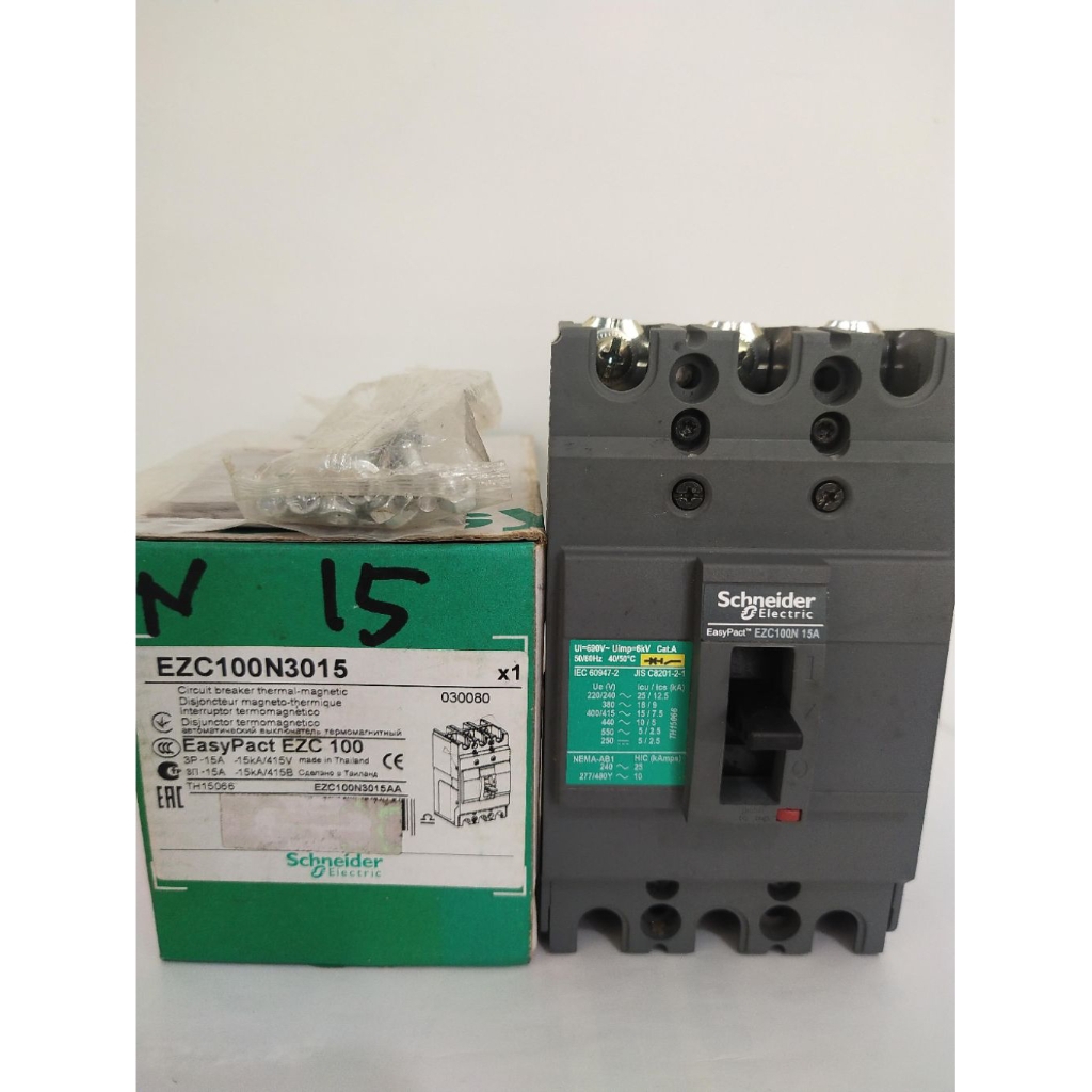Mccb Schneider EZC100N 15A 15 Ka Orizinal