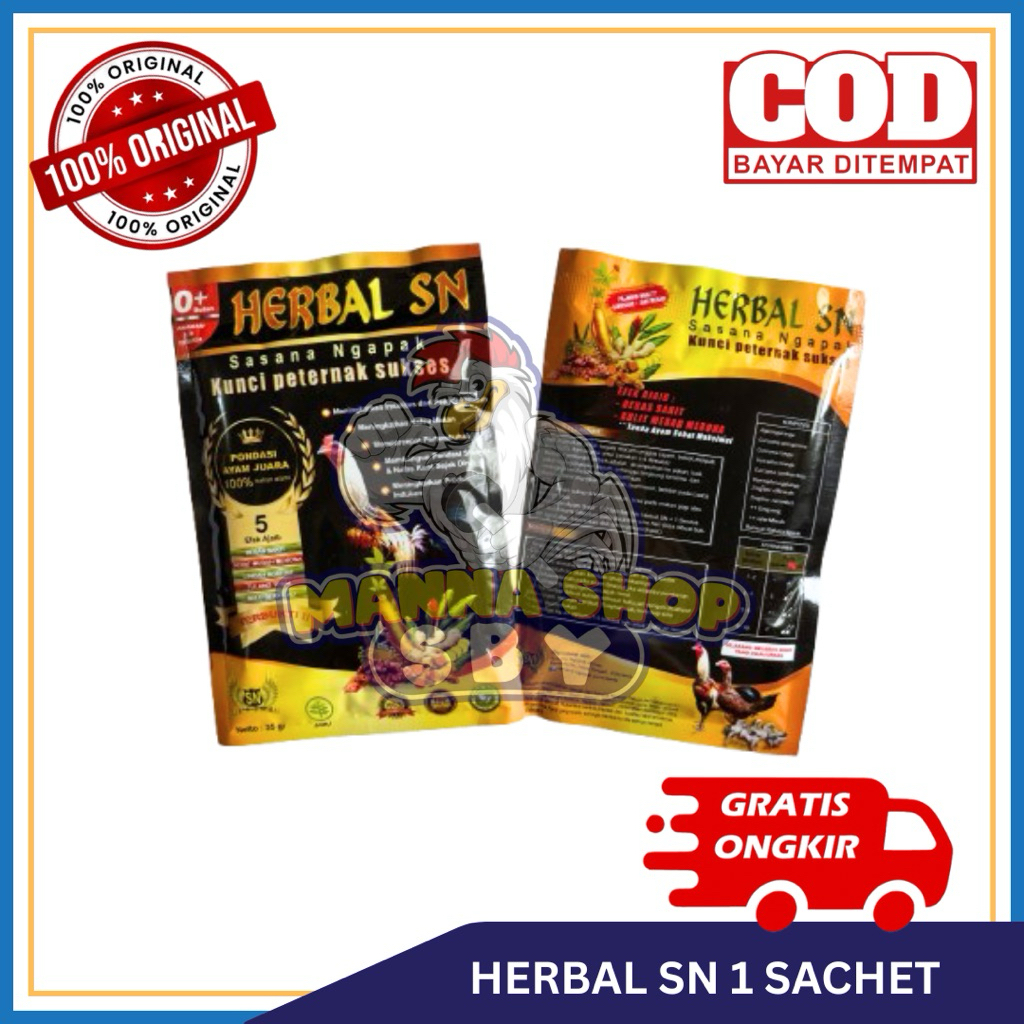 Obat Jamu ayam Aduan Laga Herbal SN - 1 sachet