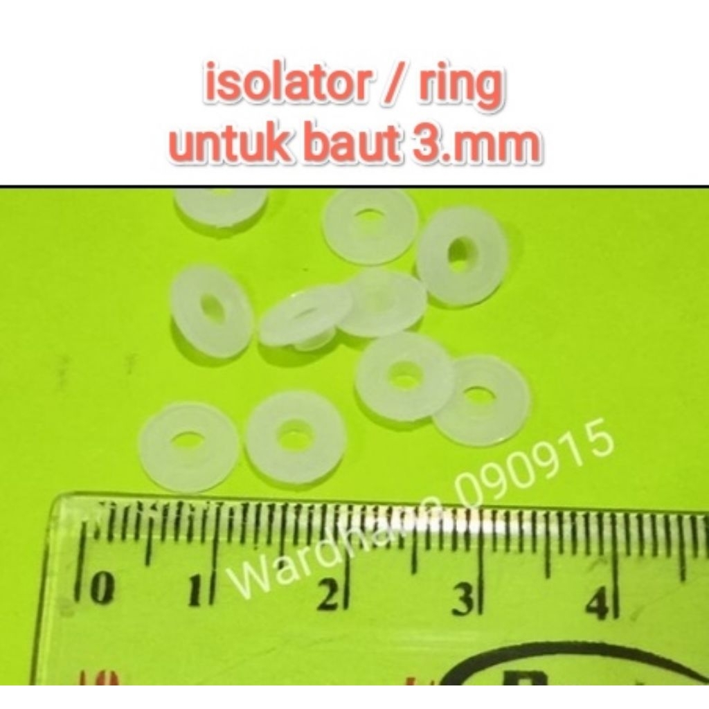 Isolator Ring 3mm untuk Baut Transistor