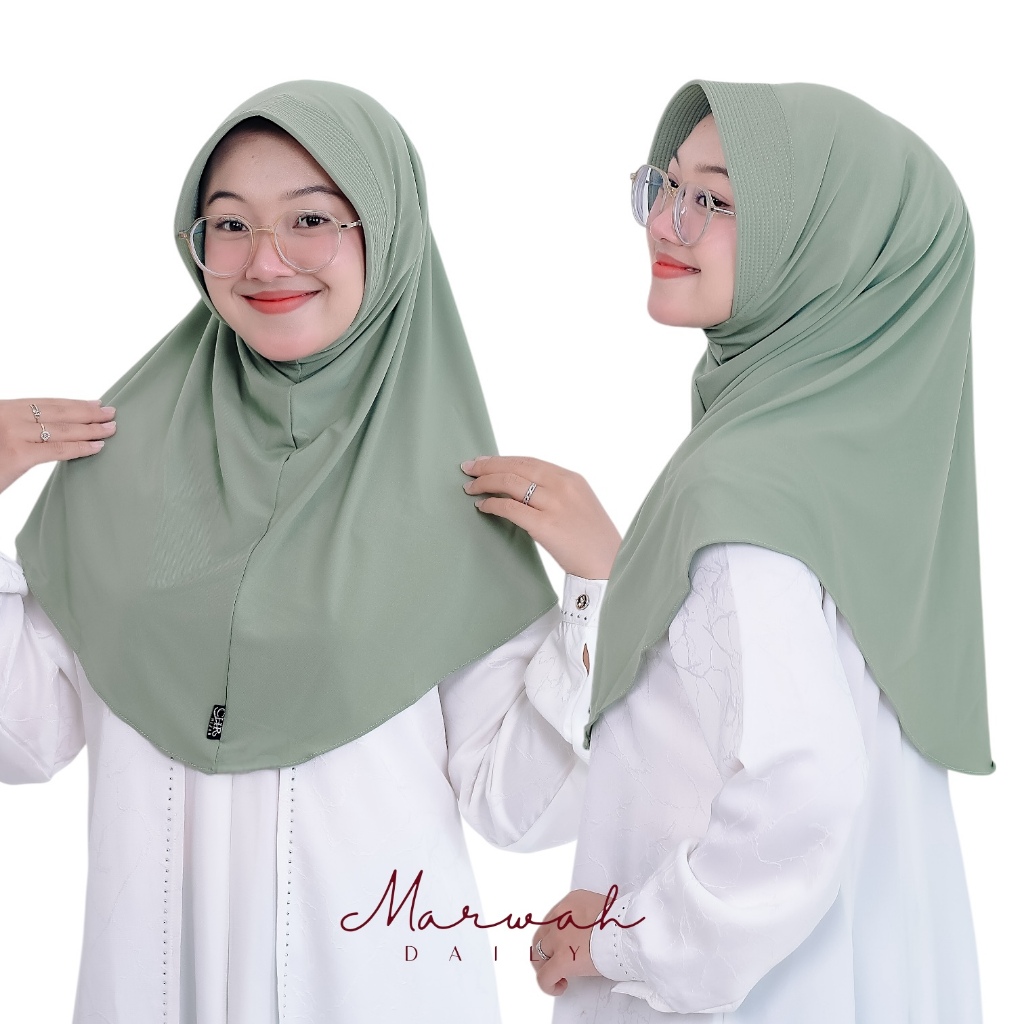 HIJAB BERGO CHR UKURAN S | BAHAN JERSEY SUPER ORIGINAL