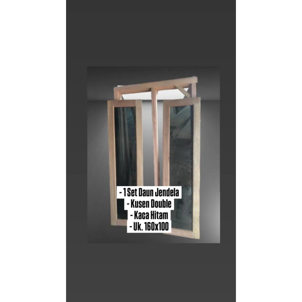Kusen Jendela | Kusen Jendela 2 Lubang | Kusen Dan Jendela 1 Set | Jendela 1 Set | Jendela Meranti