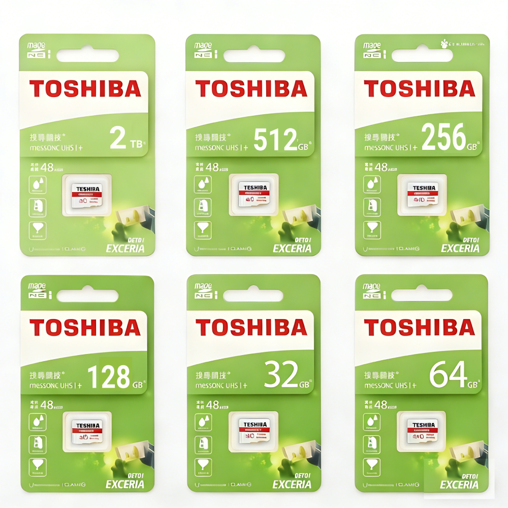 Memori Card Toshiba 32GB 64GB 128GB 256GB 512GB 1TB 2TB Micro SD card Memori Hp Toshiba