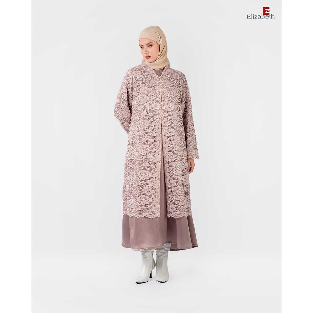 Elizabeth Raya Edition - Gamis Brokat | Gilded Soft 0595-2106