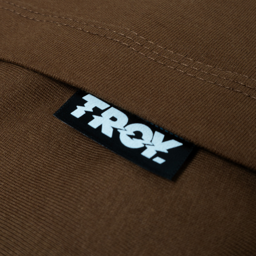 Troy Company Tshirt Toffee Waves of Calm - Kaos Lengan Pendek Kaos Coklat Toffee MTD 3369