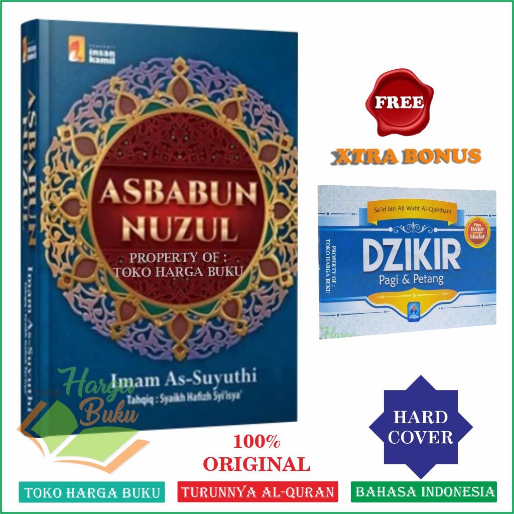 Foto Asbabun Nuzul Sebab Turunnya Ayat Al Quran Karya Imam As-Suyuthi ORIGINAL Penerbit Insan Kamil