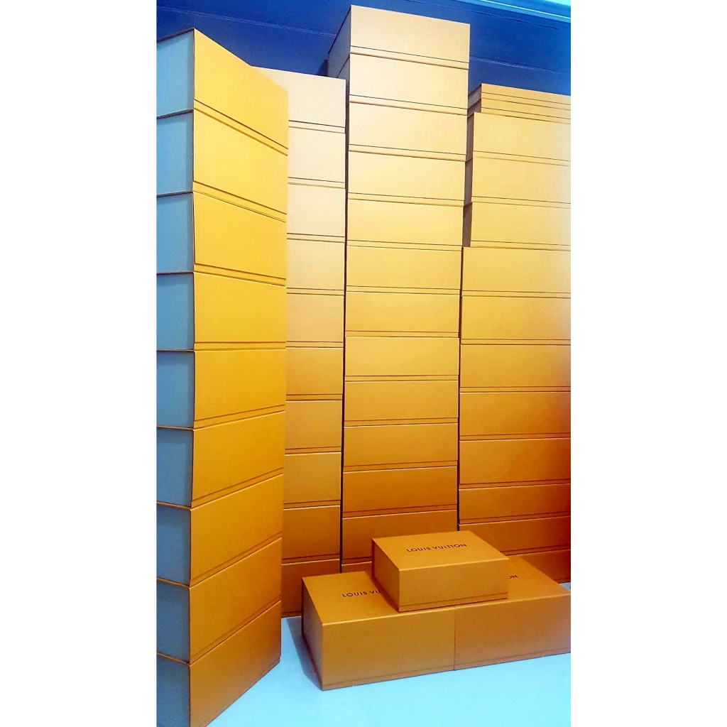 1SET BOX & PAPERBAG AUTHENTIC LOUIS VUITTON LV Original