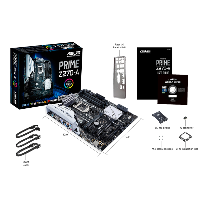 MOTHERBOARD ASUS PRIME Z270M LGA-1151 ATX