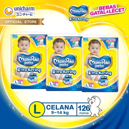 mamypoko L 28 xtra kering celana (1bal)