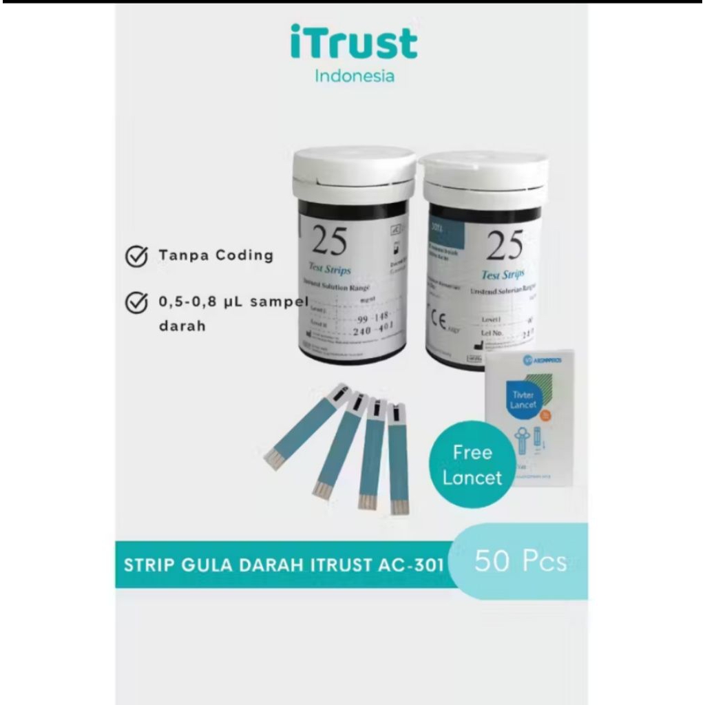 itrust AC-301 alat pengukur glucose gula darah digital