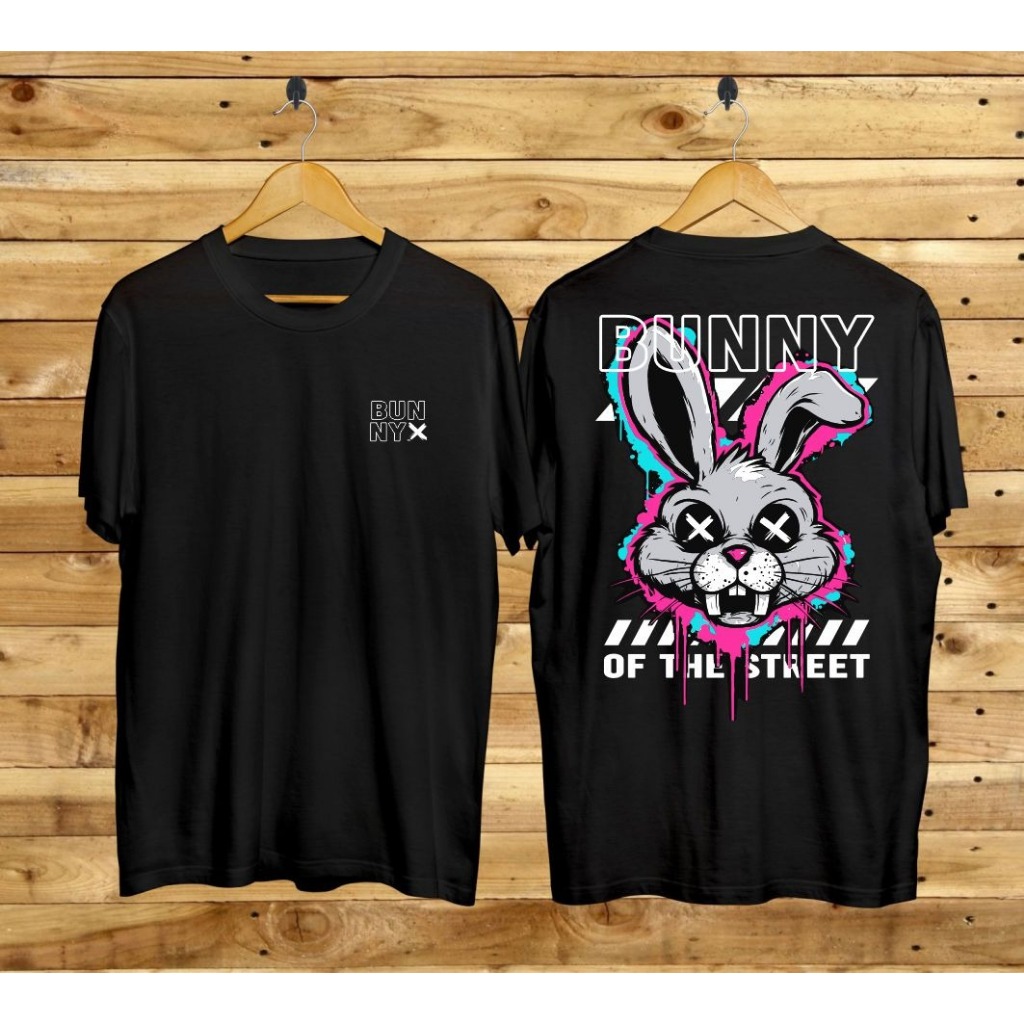 GIX DISTRO / KAOS DISTRO RABBIT KELINCI/ TSHIRT KEREN TERBARU / BAJU KAOS DISTRO PRIA WANITA TERBARU