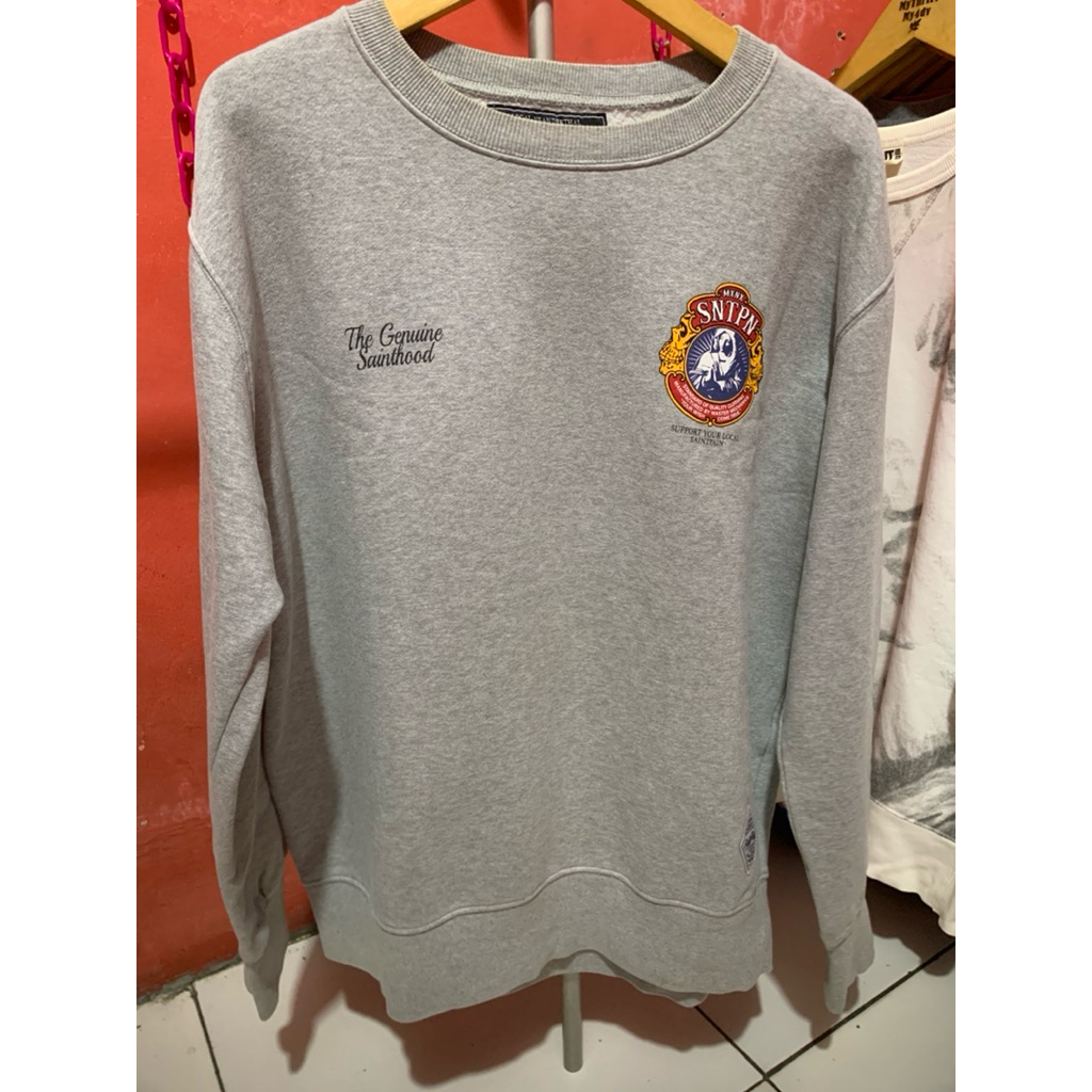 crewneck saint paint big logo