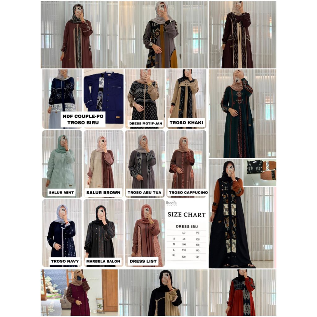 ((READY&PO)))NEW DRESS BY NADHEEFA/GAMIS NADHEEFA JANUARI